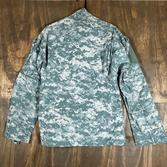 Army Combat Mens Coat ACU Green Camouflage UCP Uniform Digicam Small Long - Picture 11 of 13